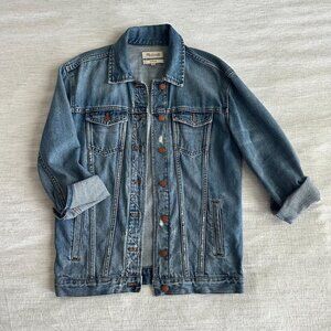 Madewell The Oversized Jean Jacket Medium Wash